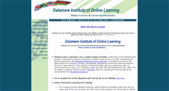 Desktop Screenshot of delamere-online-learning.com